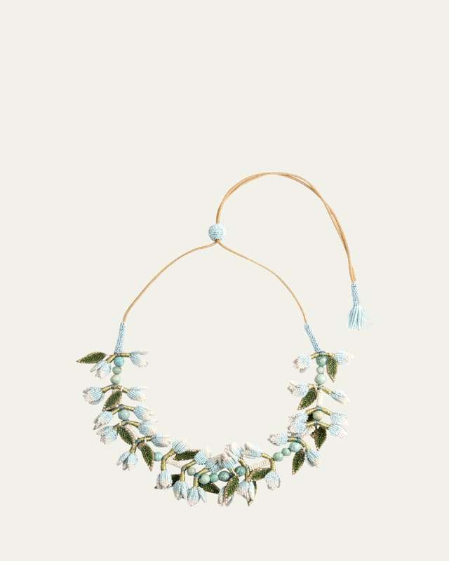 Floral Beaded Necklace